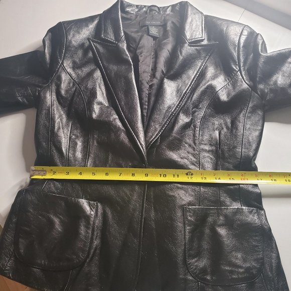 The Limited Jackets & Blazers - The Limited Brand vintage Y2K 90s leather blazer